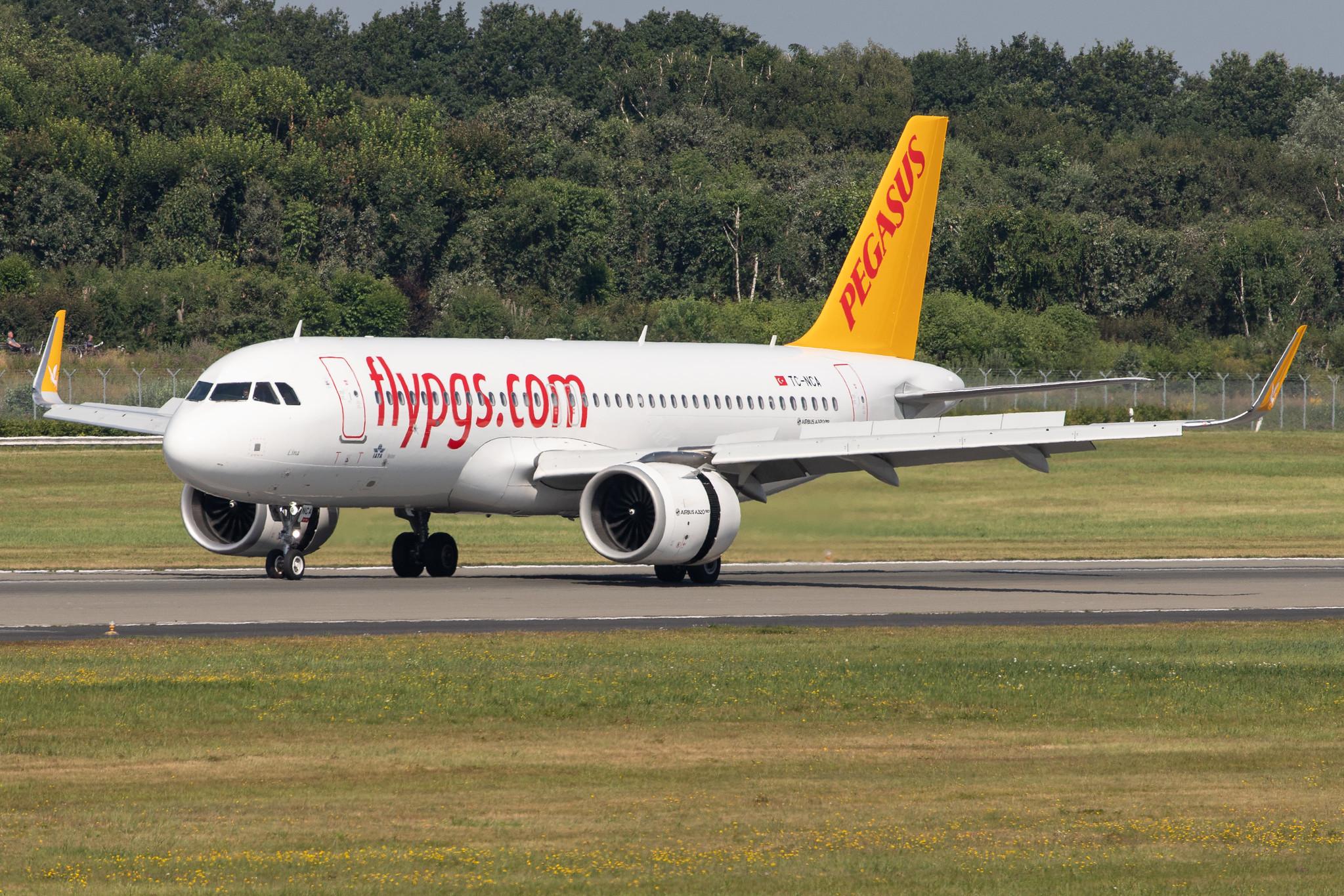 Hamburg Airport: Pegasus (PC / PGT) | Operator: Pegasus Airlines |  Airbus A320-271N A20N | TC-NCA | MSN 8868