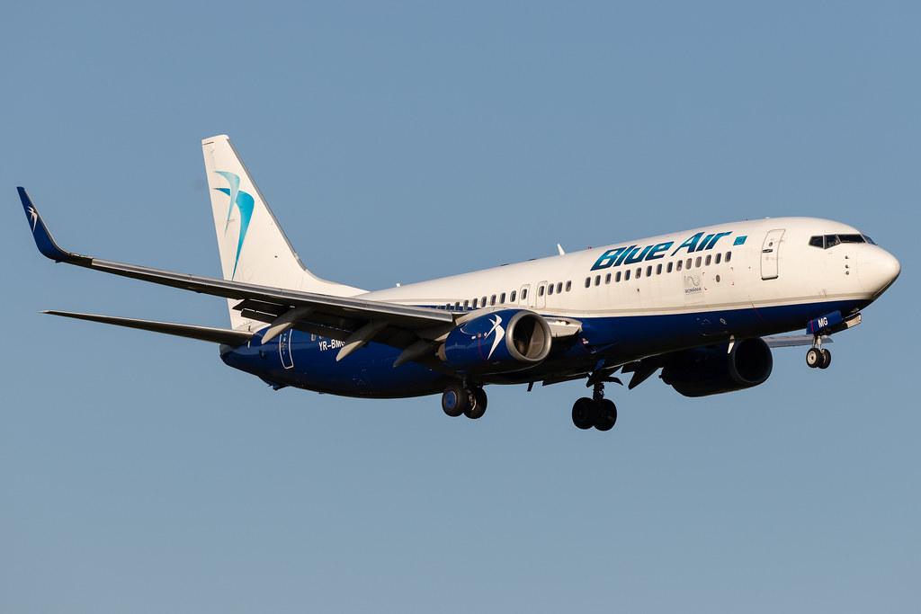 Hamburg Airport: Blue Air (0B / BMS) |  Boeing 737-86N B738 | YR-BMG | MSN 30231