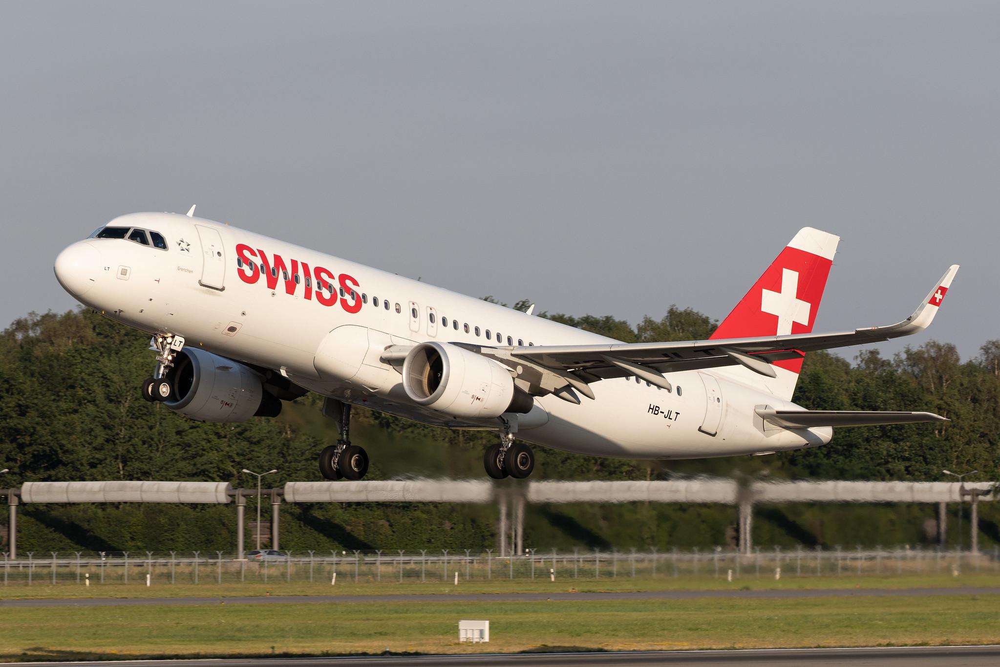 Hamburg Airport: Swiss (LX / SWR) | Airbus A320-214 A320 | HB-JLT | MSN 5518