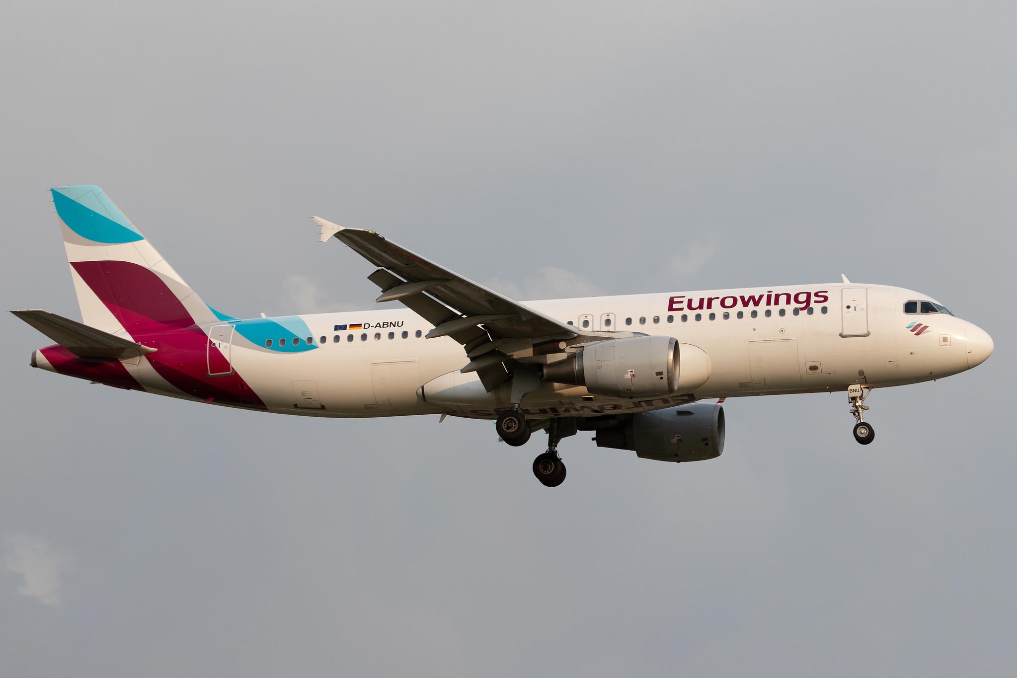 Hamburg Airport: Eurowings (EW / EWG) | Airbus A320-214 A320 | D-ABNU | MSN 2591
