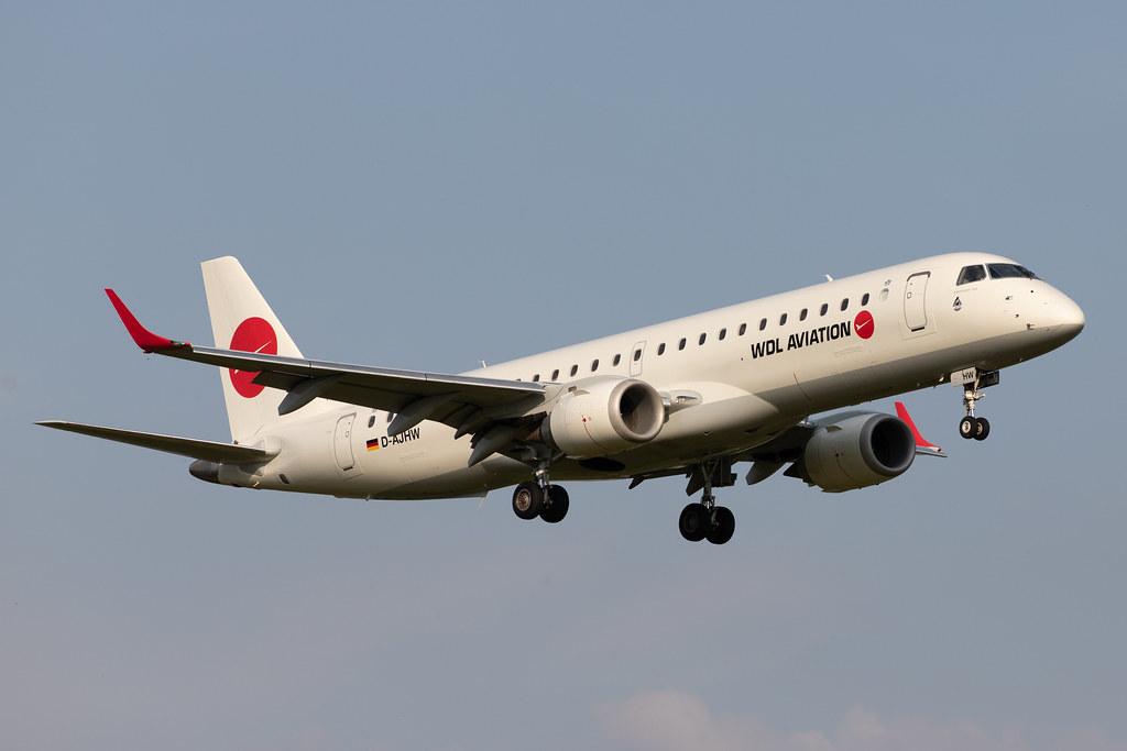 Hamburg Airport: WDL Aviation (WH / WDL) | Embraer ERJ-190LR E190 | D-AJHW | MSN 19000061