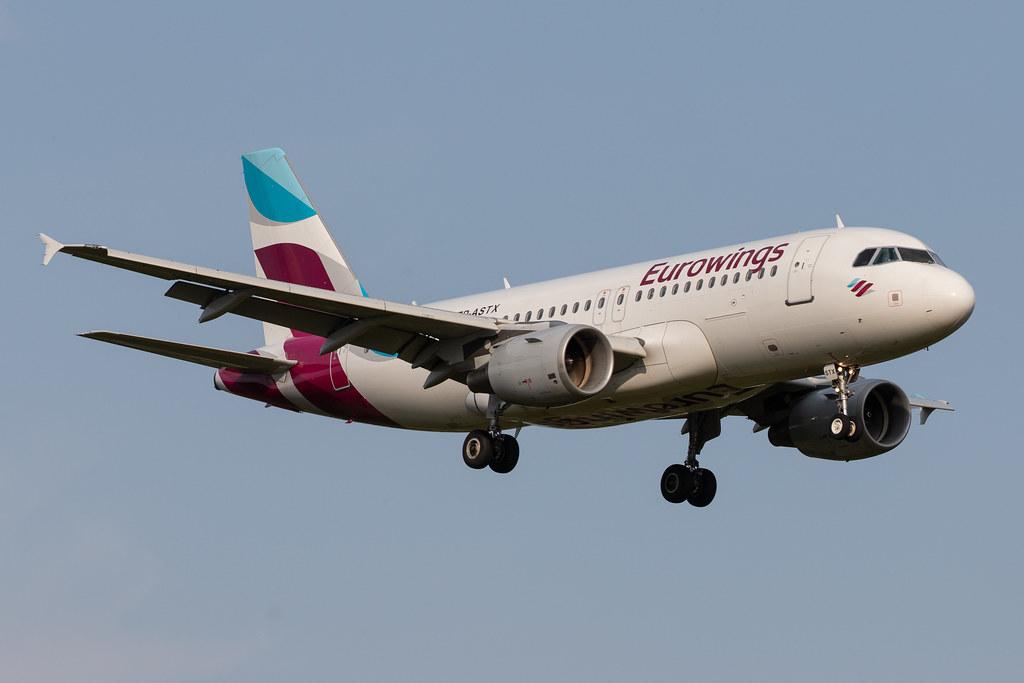Hamburg Airport: Eurowings (EW / EWG) | Operator: Germanwings | Airbus A319-112 A319 | D-ASTX | MSN 3202