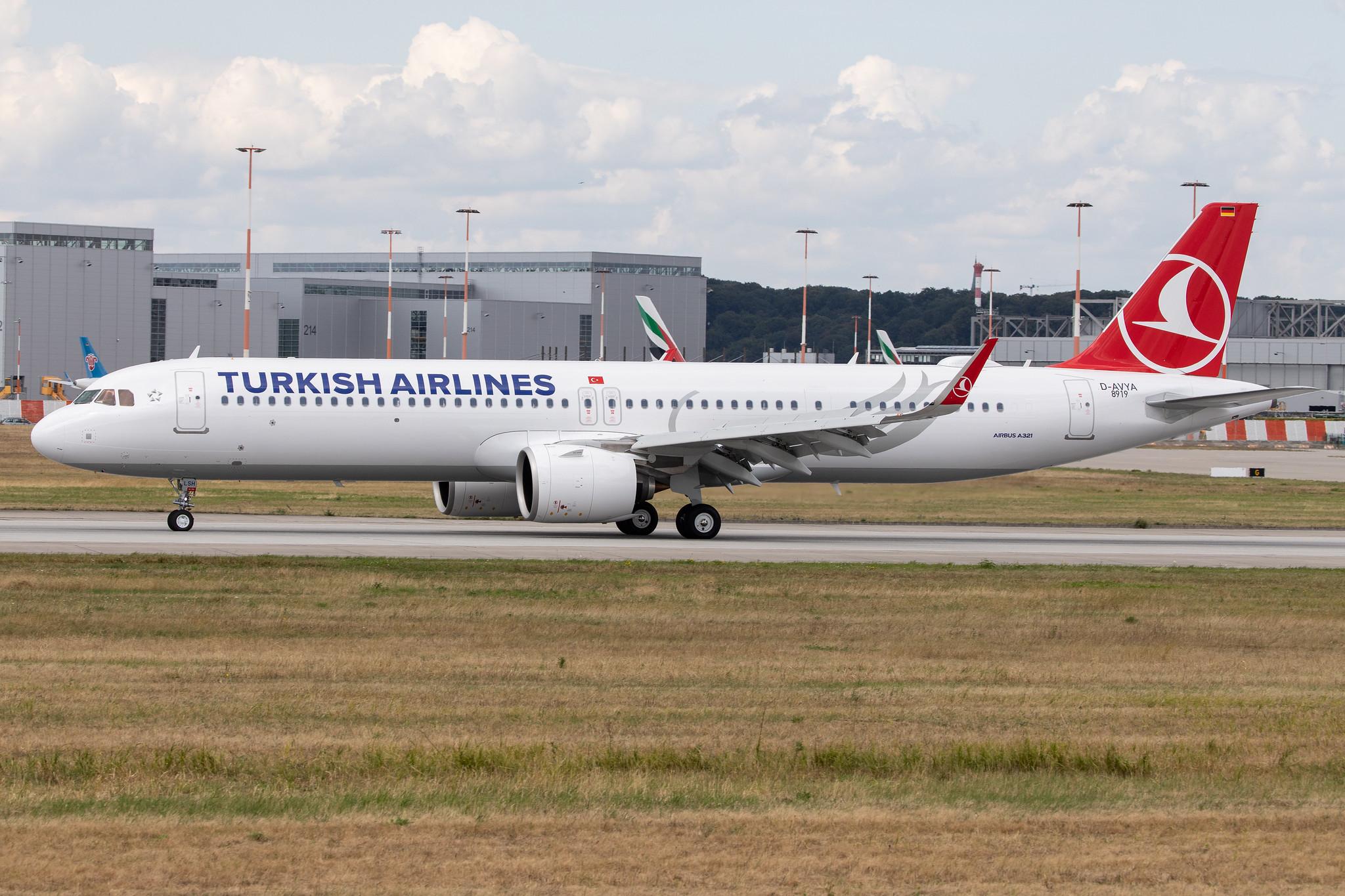 Flugplatz Hamburg-Finkenwerder: Airbus (/ AIB) |  Airbus A321-271NX A21N | D-AVYA | MSN 8919 (Turkish Airlines, TC-LSH)
