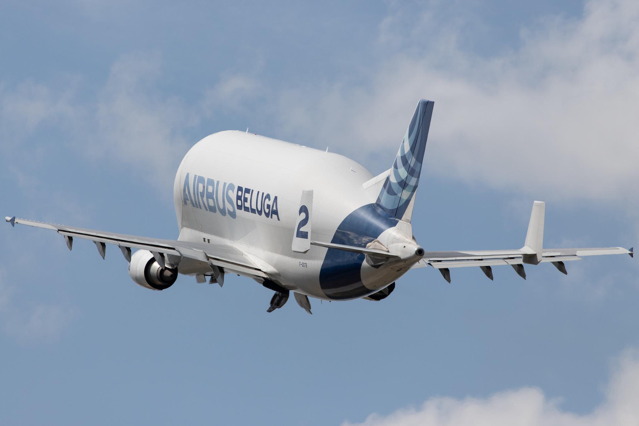 Flugplatz Hamburg-Finkenwerder: : Airbus Transport International (4Y / BGA) |  Airbus A300-608ST Beluga A3ST | F-GSTB | MSN 751