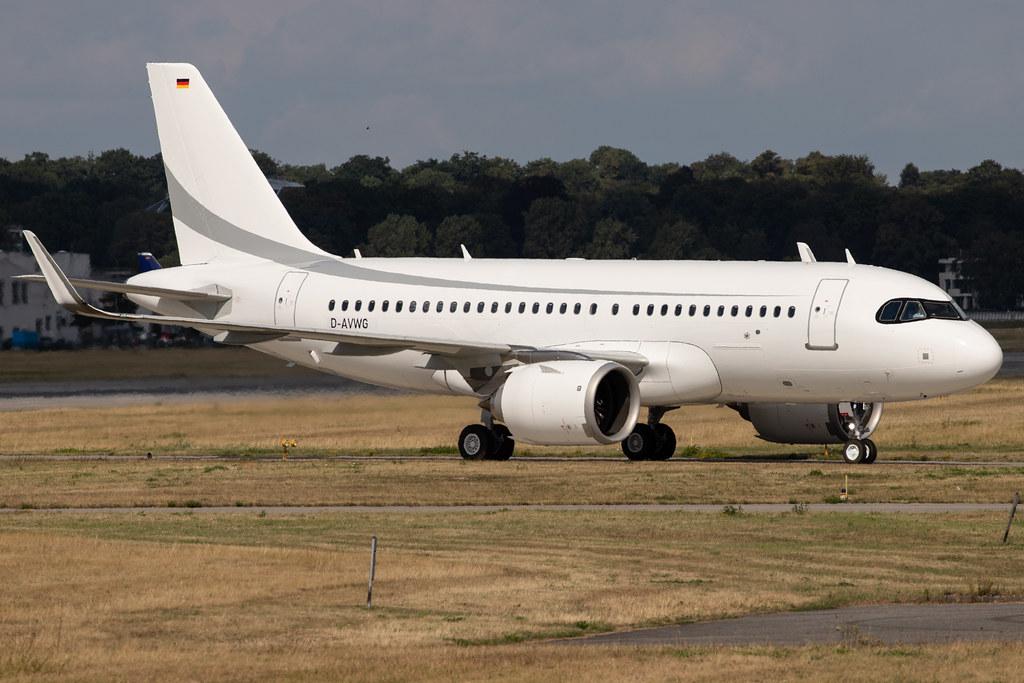 Flugplatz Hamburg-Finkenwerder: Airbus (/ AIB) |  Airbus A319-153N(CJ) A319 | D-AVWG | MSN 8612 (Private Owner, D-ANEO)