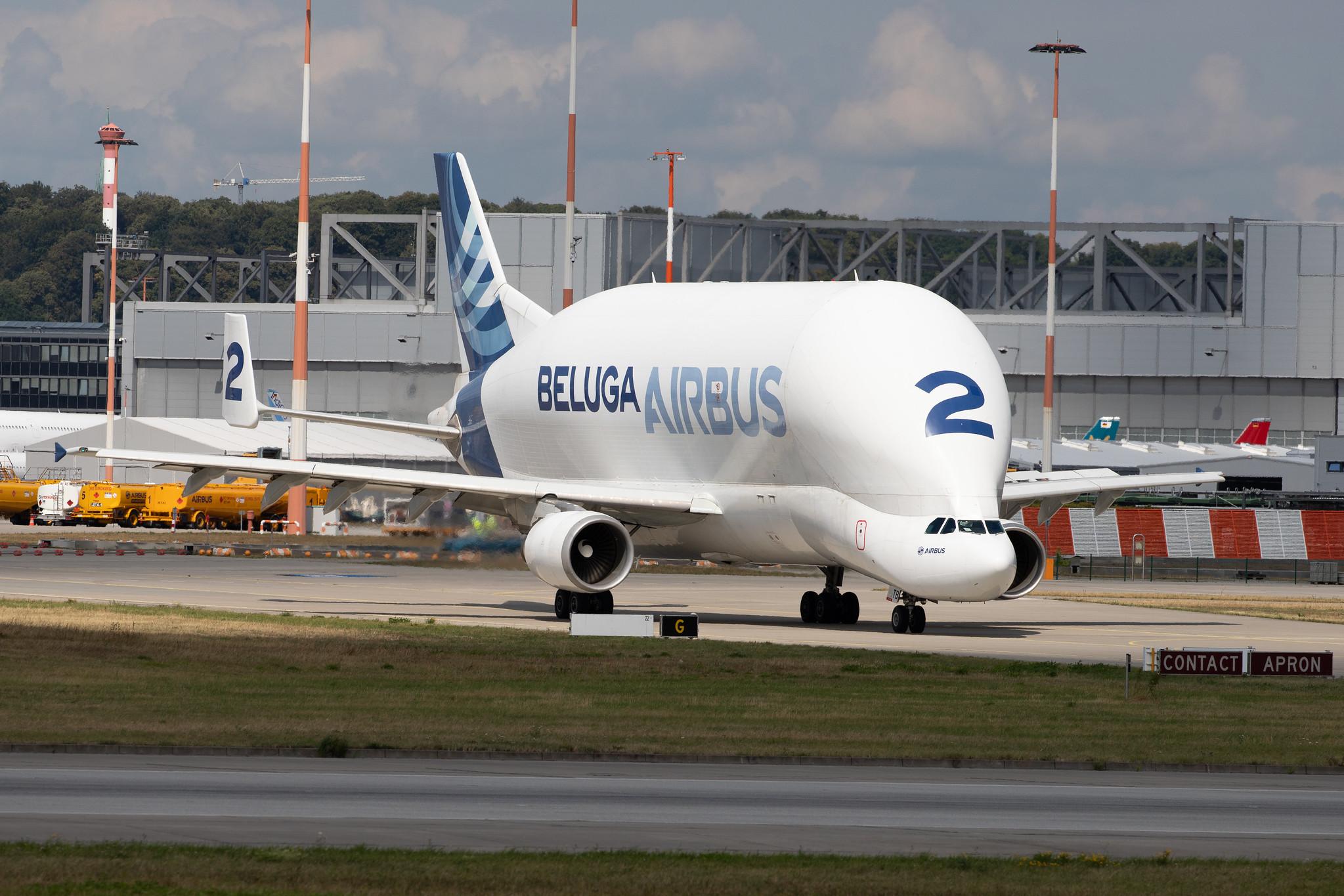 Flugplatz Hamburg-Finkenwerder: : Airbus Transport International (4Y / BGA) |  Airbus A300-608ST Beluga A3ST | F-GSTB | MSN 751
