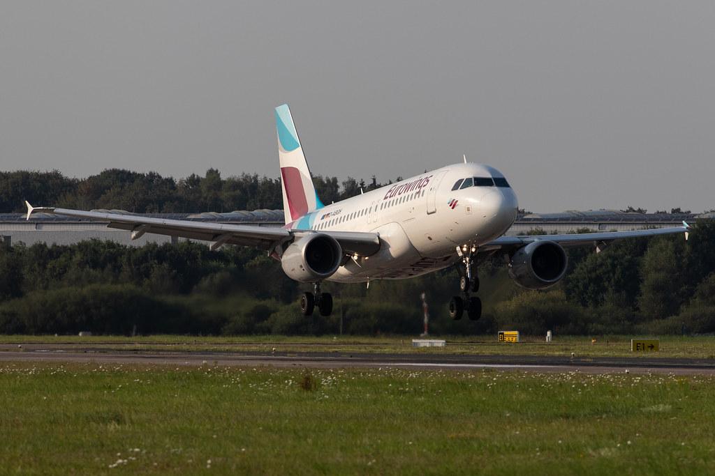 Hamburg Airport: Eurowings (EW / EWG) | Operator: Germanwings |  Airbus A319-112 A319 | D-ABGH | MSN 3245
