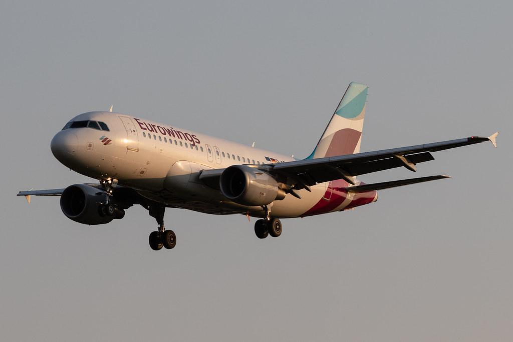 Hamburg Airport: Eurowings (EW / EWG) |  Airbus A319-112 A319 | D-ABGP | MSN 3728