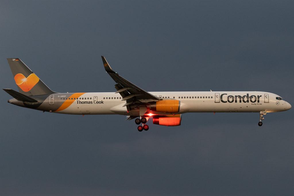 Hamburg Airport: Condor (DE / CFG) |  Boeing 757-3CQ B753 | D-ABOP | MSN 32241
