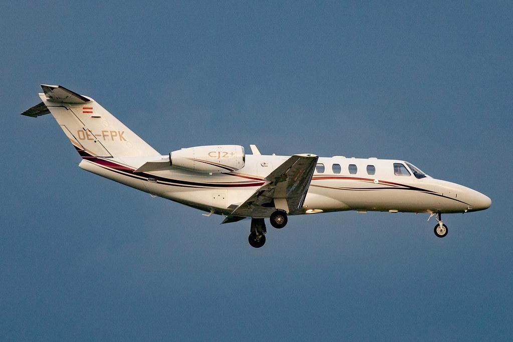 Hamburg Airport: Salzburg Jet Aviation |  Cessna 525A CitationJet CJ2+ C25A | OE-FPK | MSN 525A-0437