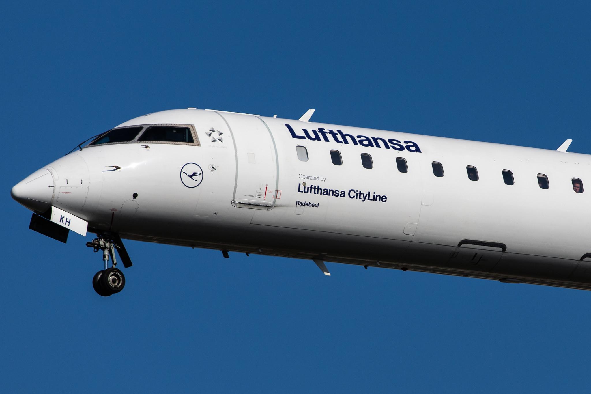 Frankfurt Airport: Lufthansa (LH / DLH) | Operator: Lufthansa CityLine |  Bombardier CRJ-900LR CRJ9 | D-ACKH | MSN 15085