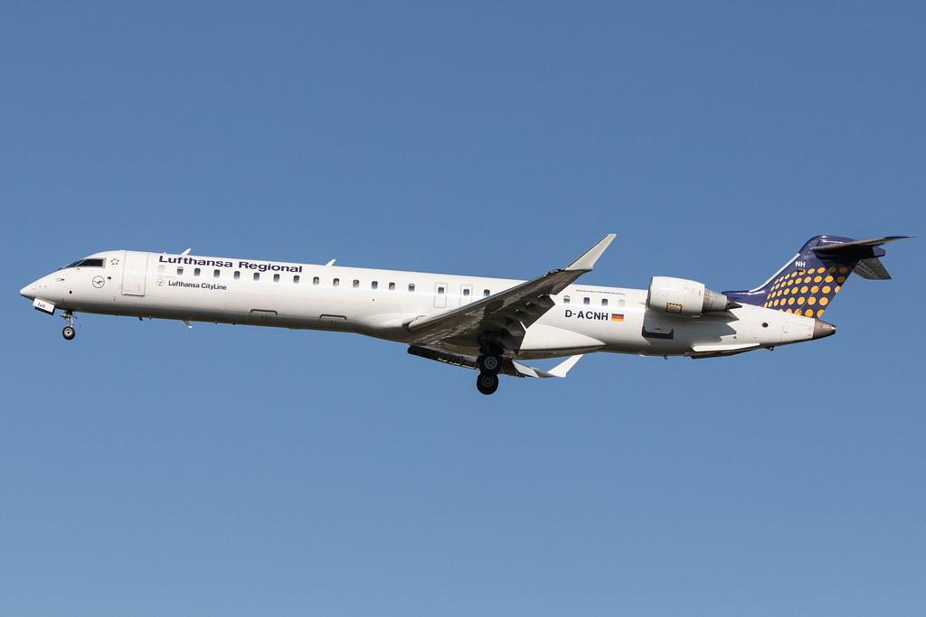 Frankfurt Airport: Lufthansa (LH / DLH) | Operator: Lufthansa CityLine |  Bombardier CRJ-900LR CRJ9 | D-ACNH | MSN 15247