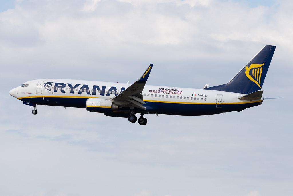 Frankfurt Airport: Ryanair (FR / RYR) |  Boeing 737-8AS B738 | Ei-EPD | MSN 40310