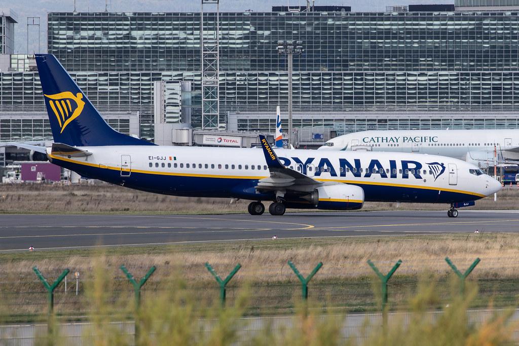 Frankfurt Airport: Ryanair (FR / RYR) |  Boeing 737-8AS B738 | EI-GJJ | MSN 44831