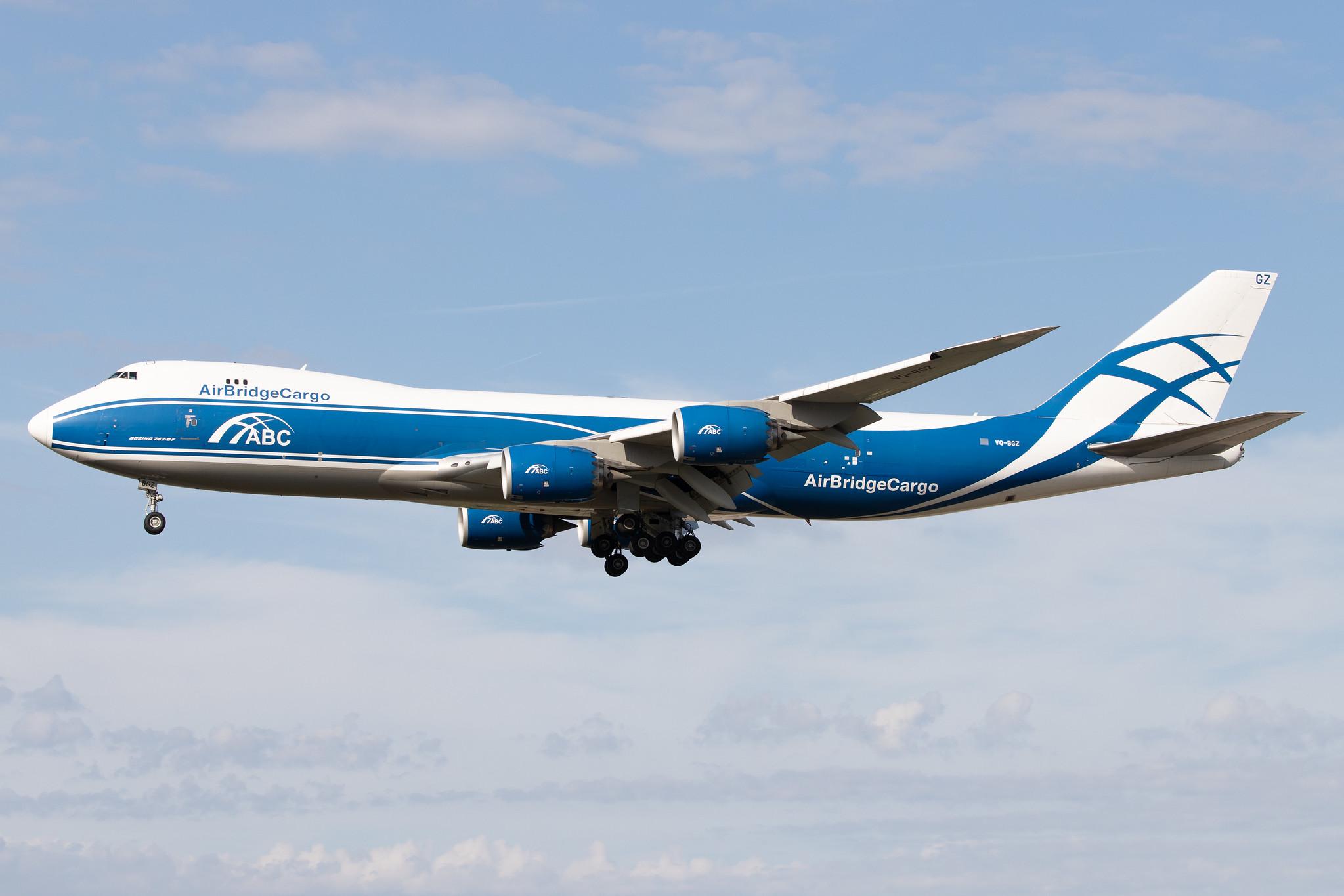 Frankfurt Airport: AirBridgeCargo (RU / ABW) | Operator: AirBridgeCargo Airlines |  Boeing 747-8HV(F) B748 | VQ-BGZ | MSN 37580