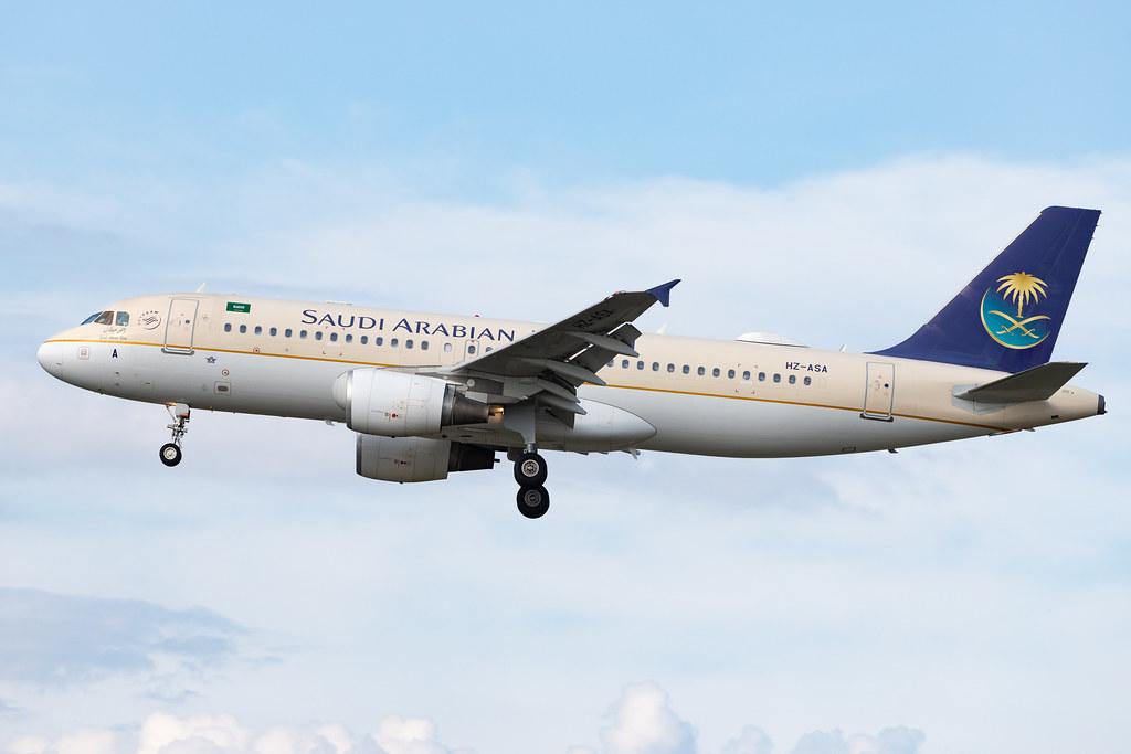 Frankfurt Airport: Saudia (SV / SVA) | Operator: Saudi Arabian Airlines |  Airbus A320-214 A320 | HZ-ASA | MSN 4081