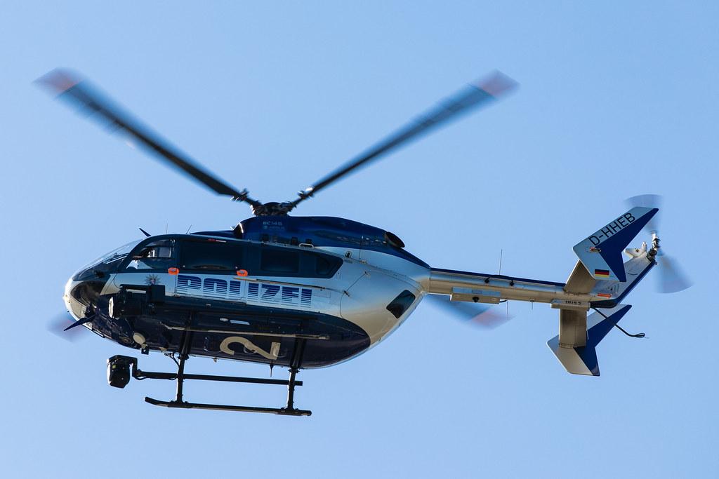 Frankfurt Airport: Polizei Hessen |  Airbus Helicopters H145 EC45 | D-HHEB | MSN 9070