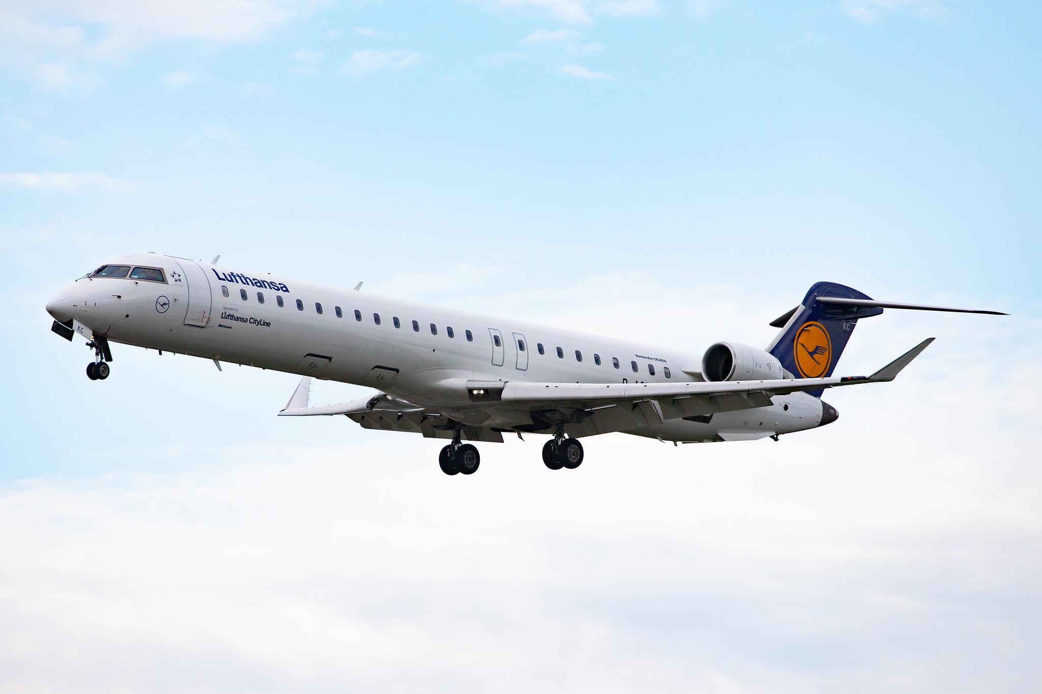 Frankfurt Airport: Lufthansa (LH / DLH) | Operator: Lufthansa CityLine |  Bombardier CRJ-900LR CRJ9 | D-ACKC | MSN 15078