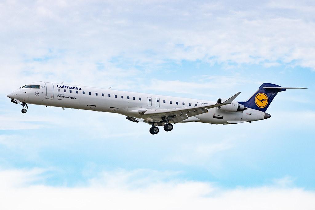 Frankfurt Airport: Lufthansa (LH / DLH) | Operator: Lufthansa CityLine |  Bombardier CRJ-900LR CRJ9 | D-ACKF | MSN 15083