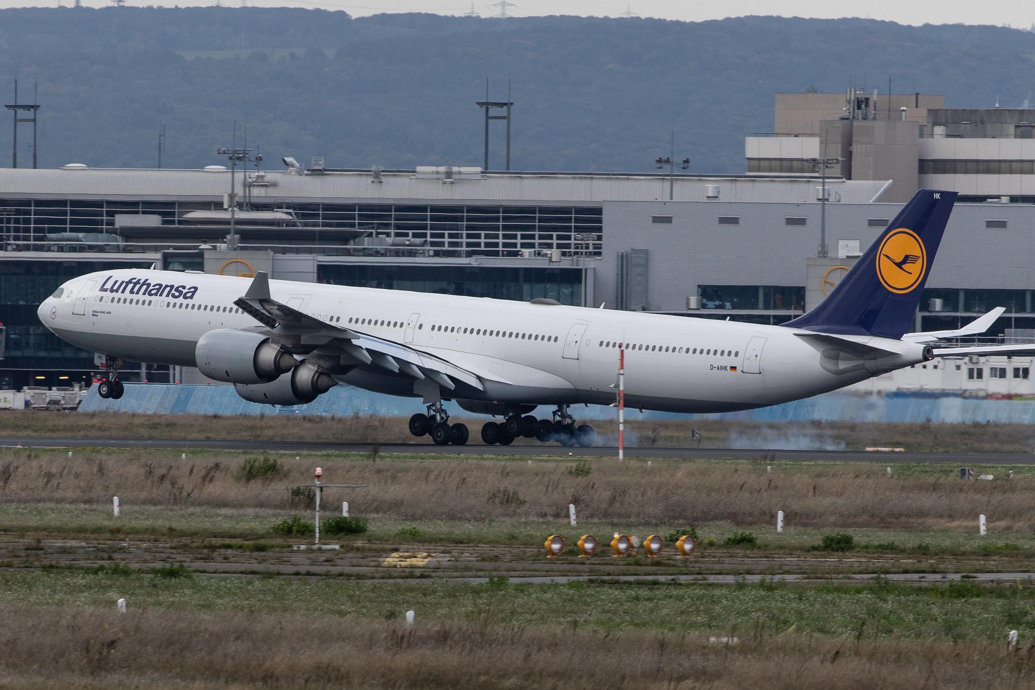 Frankfurt Airport: Lufthansa (LH / DLH) |  Airbus A340-642 A346 | D-AIHK | MSN 0580