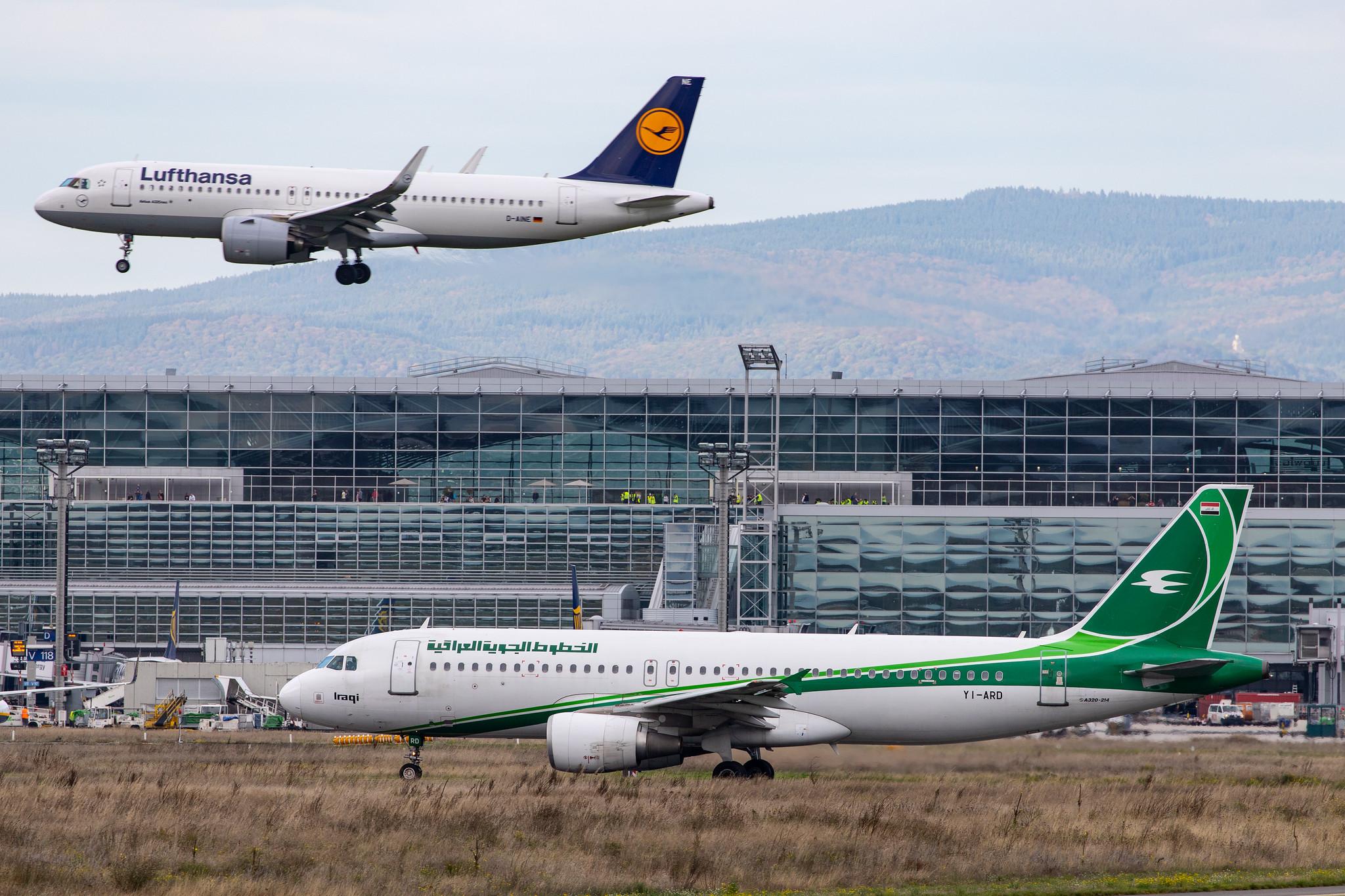 Frankfurt Airport: Iraqi Airways (IA / IAW) |  Airbus A320-214 A320 | YI-ARD | MSN 5464