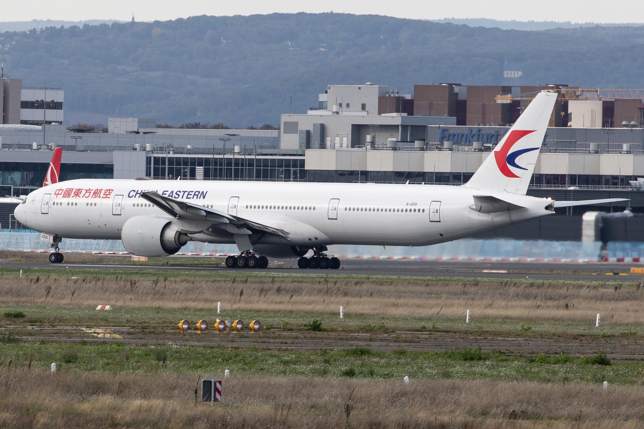 Frankfurt Airport: China Eastern Airlines (MU / CES) |  Boeing 777-39P(ER) B77W | B-2001 | MSN 43269