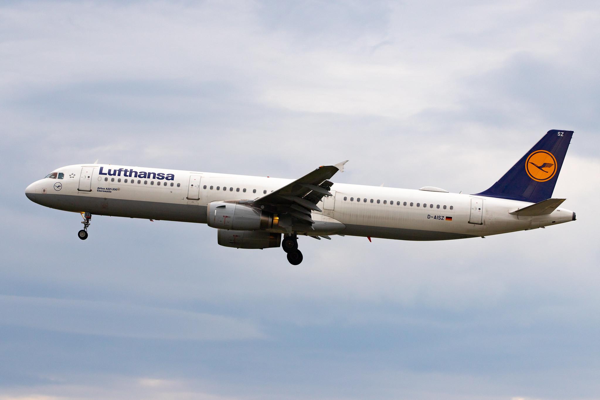 Frankfurt Airport: Lufthansa (LH / DLH) |  Airbus A321-231 A321 | D-AISZ | MSN 4085