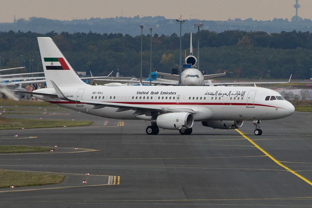 Frankfurt Airport: Sharjah Ruler  |  Airbus A320-232(CJ) A320 | A6-SHJ | MSN 6659
