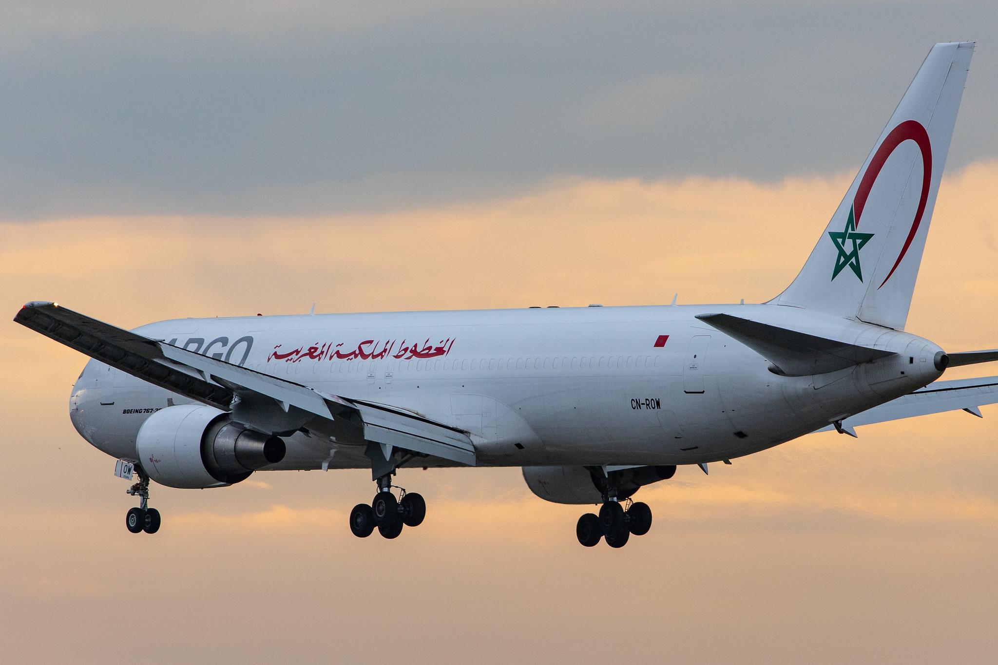 Frankfurt Airport: Royal Air Maroc Cargo (AT / RAM) | Operator: Royal Air Maroc |  Boeing 767-343(ER)(BCF) B763 | CN-ROW | MSN 30008