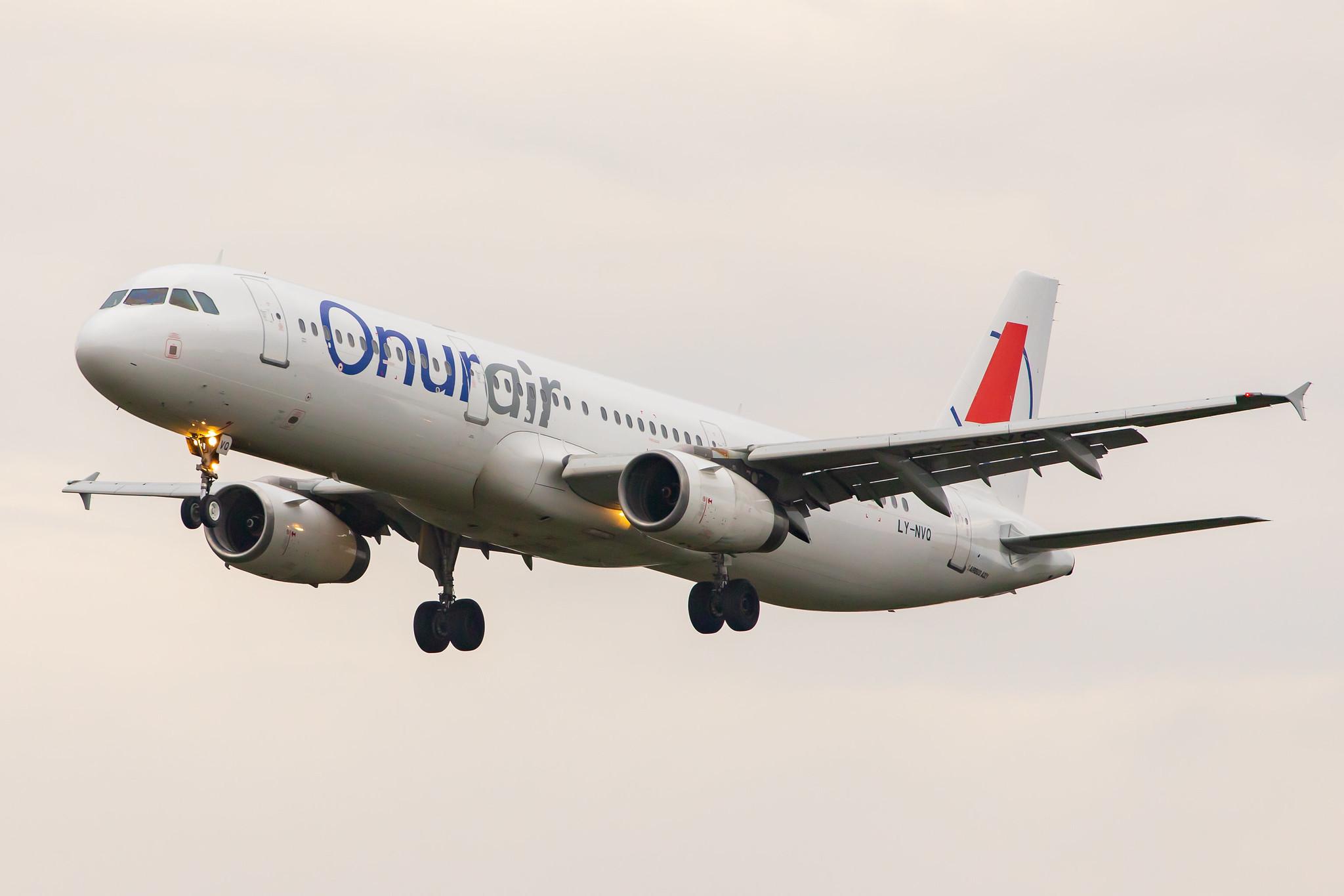 Frankfurt Airport: Onur Air (8Q / OHY) | Operator: Avion Express |  Airbus A321-231 A321 | LY-NVQ | MSN 1946