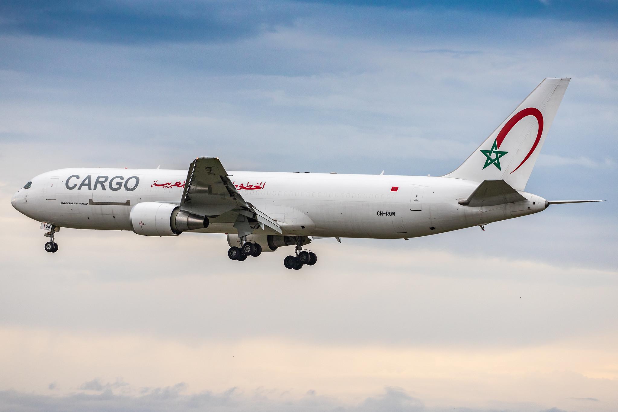 Frankfurt Airport: Royal Air Maroc Cargo (AT / RAM) | Operator: Royal Air Maroc |  Boeing 767-343(ER)(BCF) B763 | CN-ROW | MSN 30008