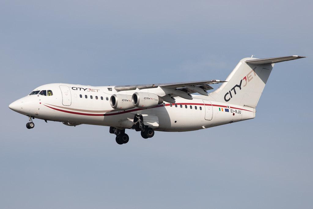 Frankfurt Airport: CityJet (WX / BCY) | Operator: Cityjet |  Avro RJ85 RJ85 | EI-RJU | MSN E2367
