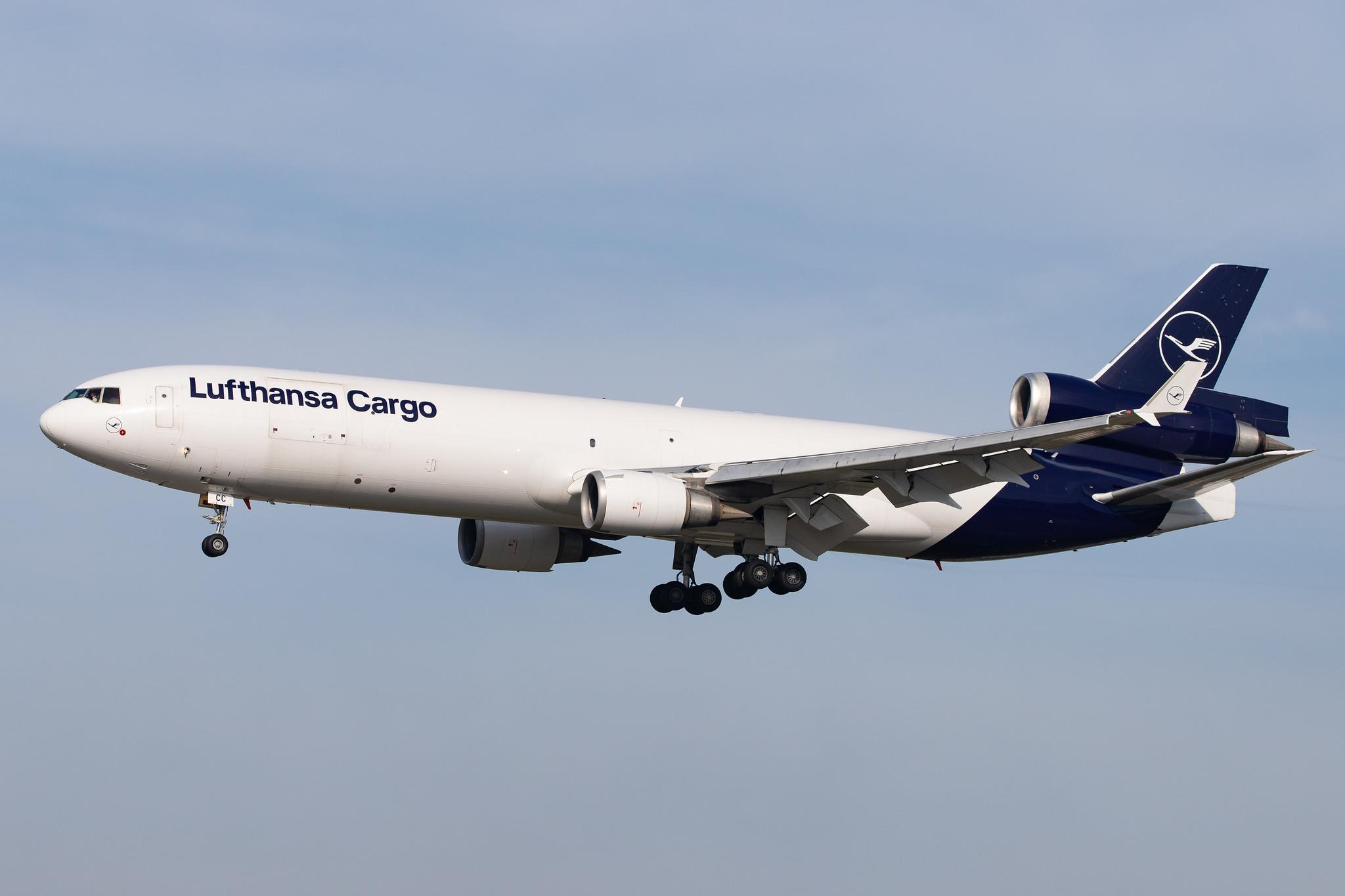 Frankfurt Airport: Lufthansa Cargo (/ GEC) |  McDonnell Douglas MD-11F MD11 | D-ALCC | MSN 48783