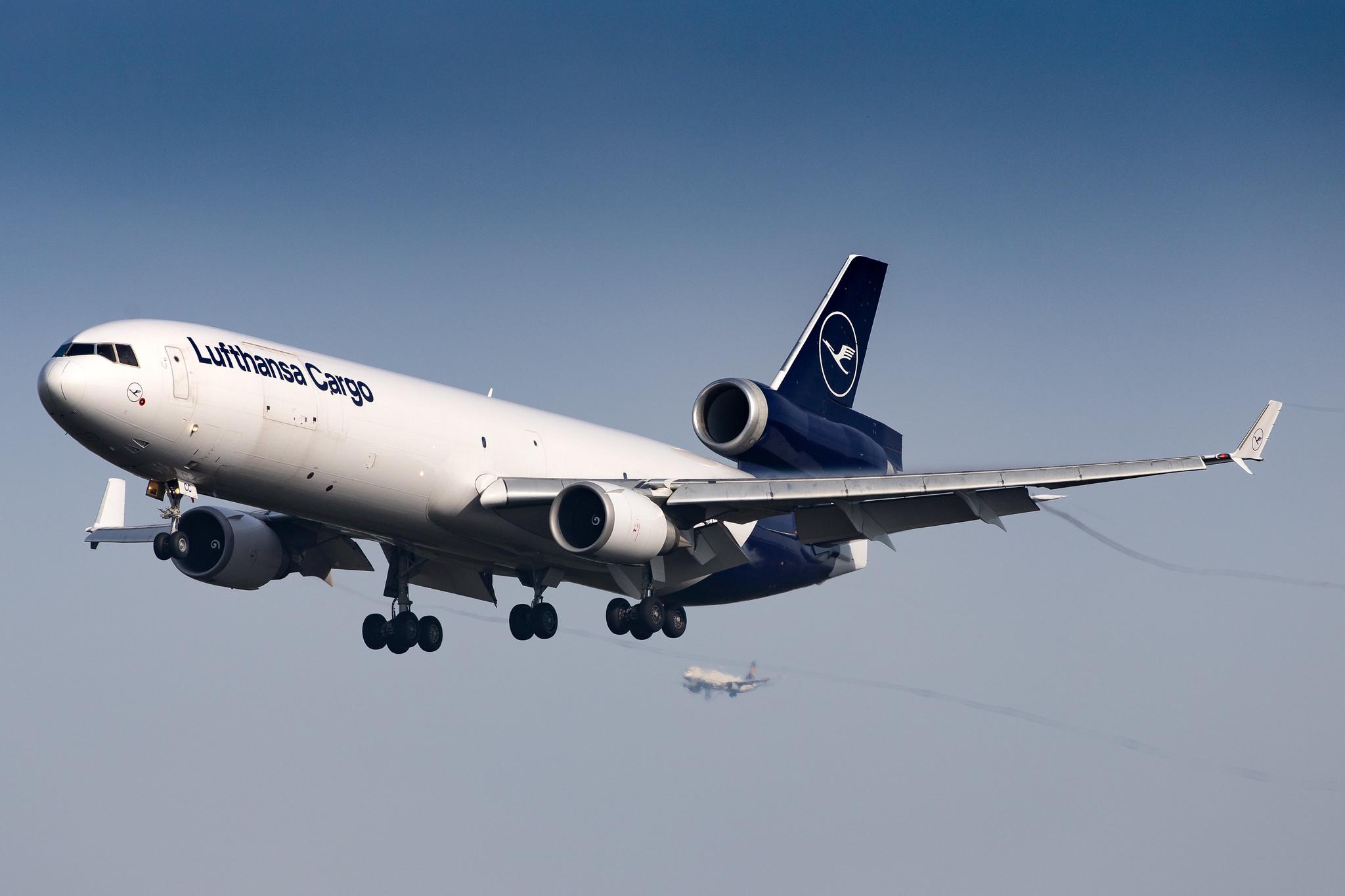Frankfurt Airport: Lufthansa Cargo (/ GEC) |  McDonnell Douglas MD-11F MD11 | D-ALCC | MSN 48783