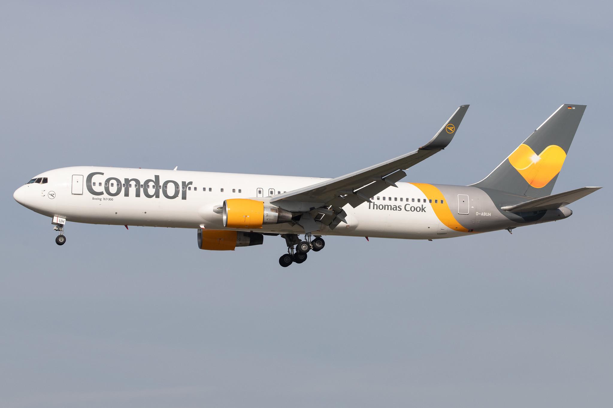 Frankfurt Airport: Condor (DE / CFG) |  Boeing 767-330(ER) B763 | D-ABUH | MSN 26986