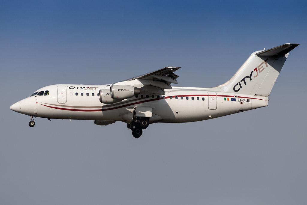 Frankfurt Airport: CityJet (WX / BCY) | Operator: Cityjet |  Avro RJ85 RJ85 | EI-RJU | MSN E2367