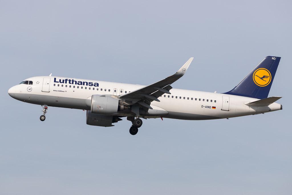 Frankfurt Airport: Lufthansa (LH / DLH) |  Airbus A320-271N A20N | D-AIND | MSN 7078