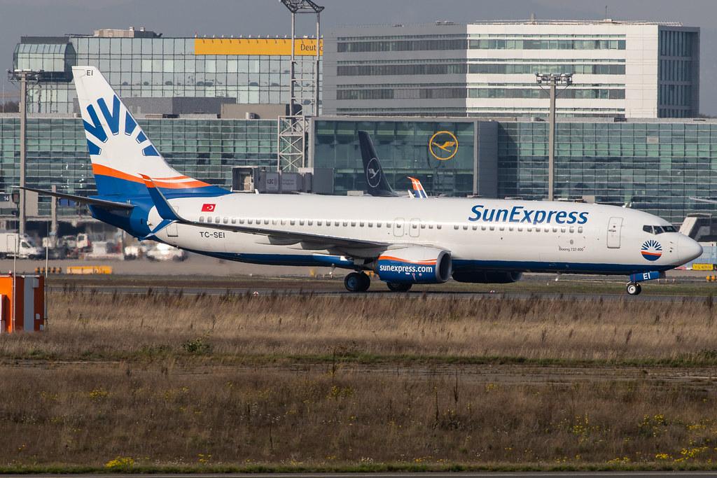 Frankfurt Airport: SunExpress (XQ / SXS) |  Boeing 737-8HC B738 | TC-SEI | MSN 61170