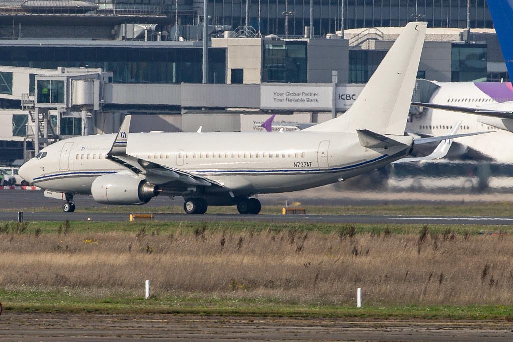 Frankfurt Airport: US Department of Defense |  Boeing 737-7HJ(BBJ) B737 | N737AT | MSN 36756