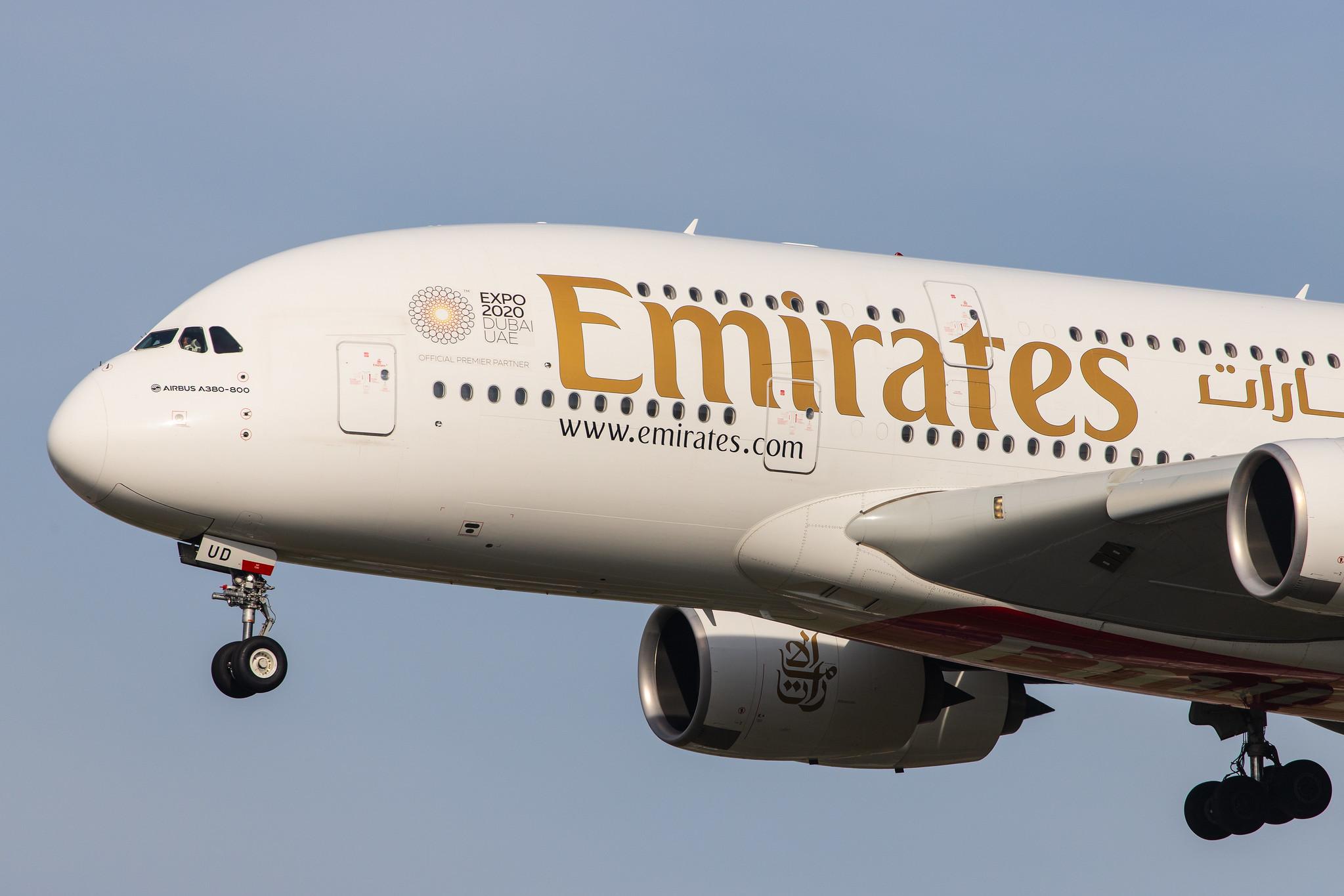 Frankfurt Airport: Emirates (EK / UAE) |  Airbus A380-861 A388 | A6-EUD | MSN 216
