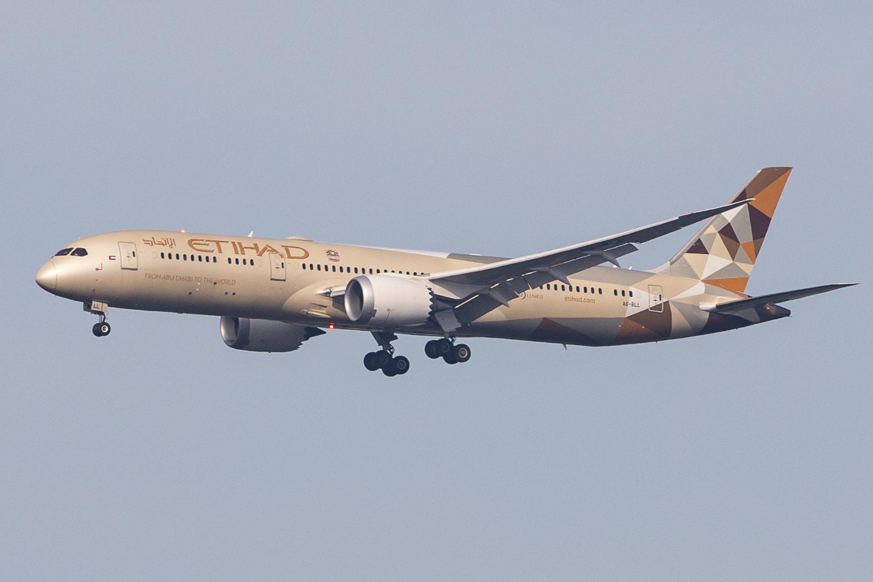 Frankfurt Airport: Etihad Airways (EY / ETD) |  Boeing 787-9 Dreamliner B789 | A6-BLL | MSN 39656
