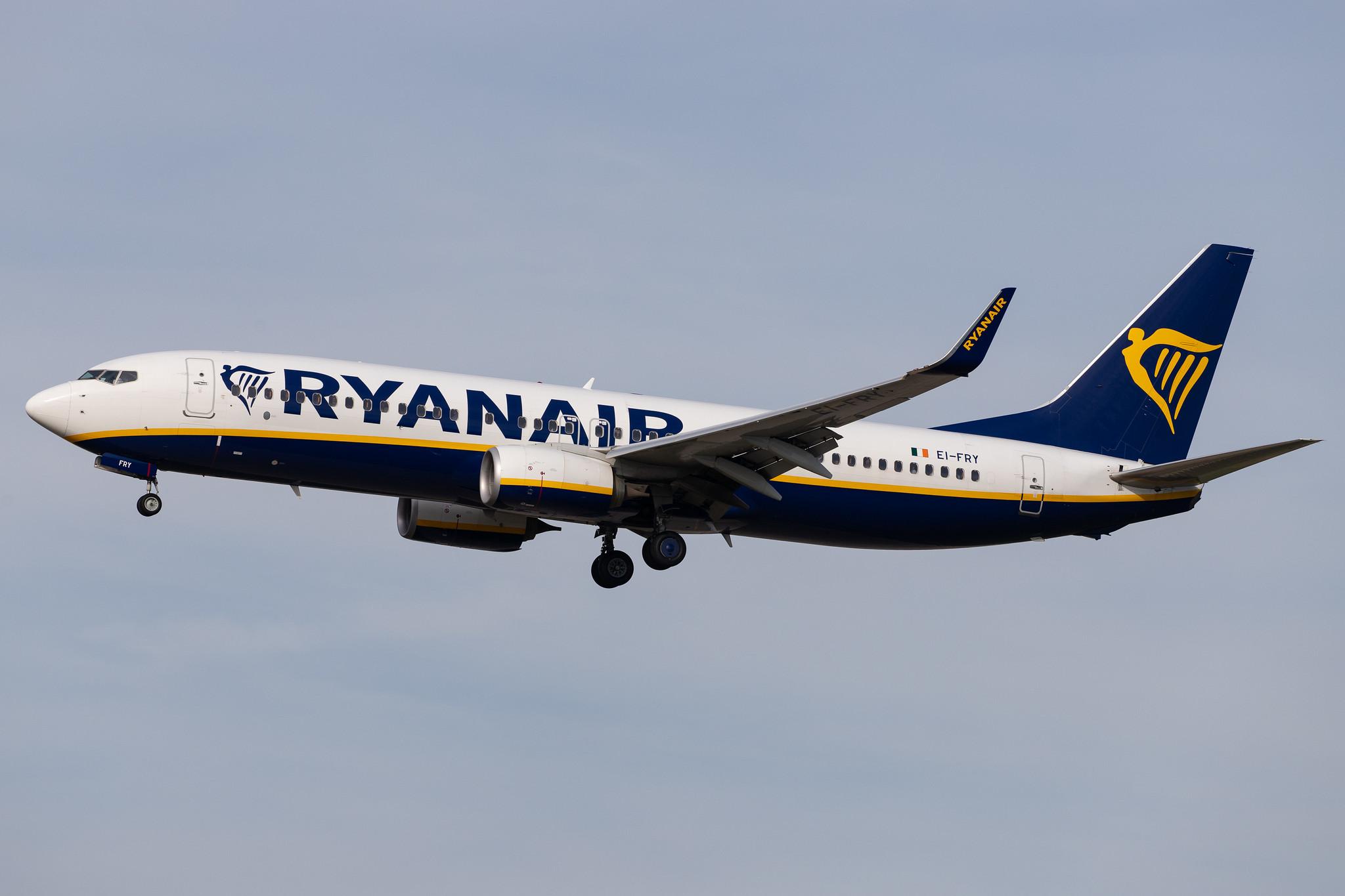 Frankfurt Airport: Ryanair (FR / RYR) |  Boeing 737-8AS B738 | EI-FRY | MSN 44750