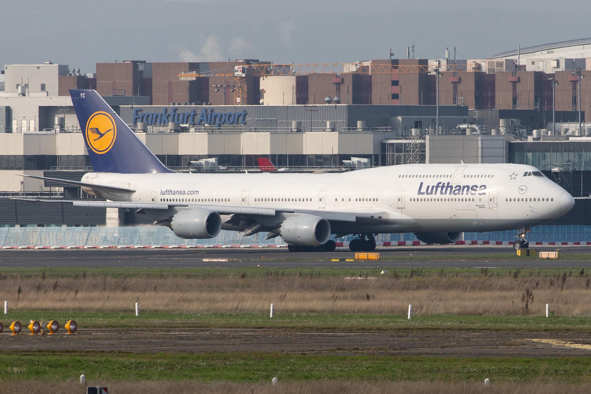 Frankfurt Airport: Lufthansa (LH / DLH) |  Boeing 747-830 B748 | D-ABYC | MSN 37828