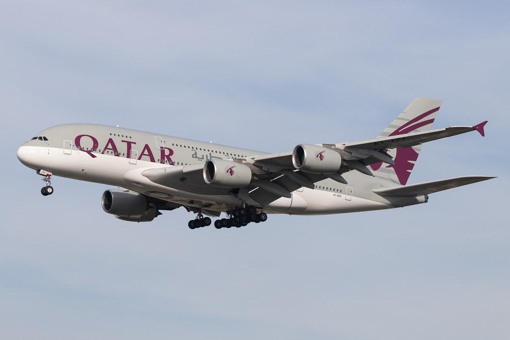 Frankfurt Airport: Qatar Airways (QR / QTR) |  Airbus A380-861 A388 | A7-APA | MSN 137