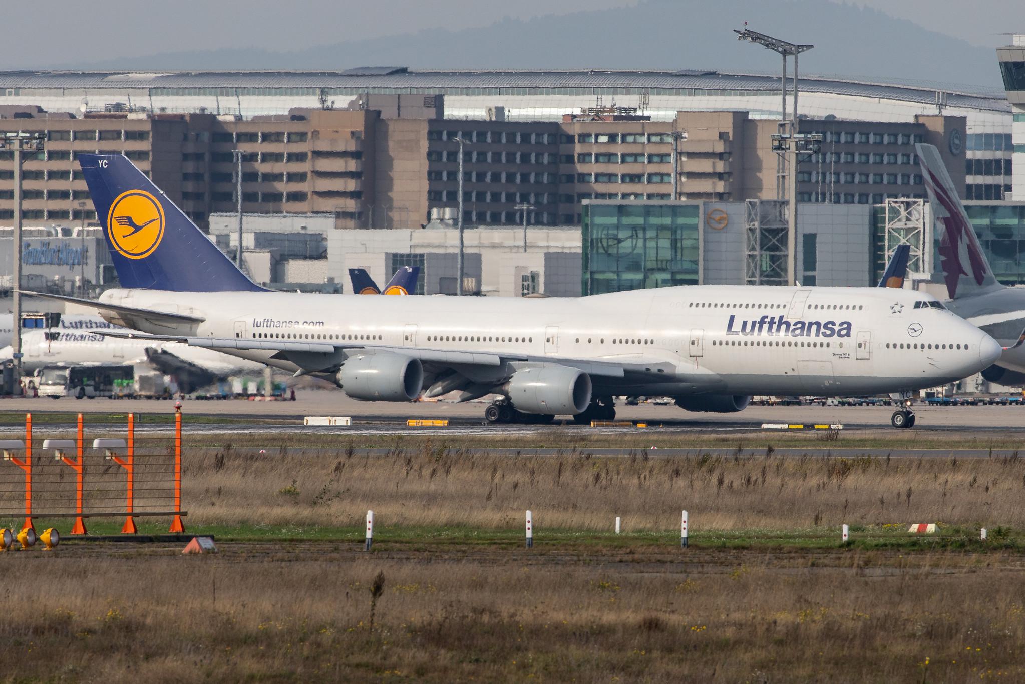 Frankfurt Airport: Lufthansa (LH / DLH) |  Boeing 747-830 B748 | D-ABYC | MSN 37828