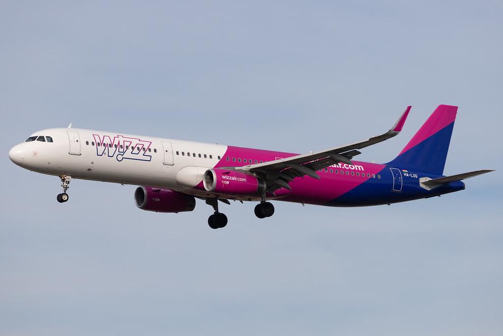Frankfurt Airport: Wizz Air (W6 / WZZ) |  Airbus A321-231 A321 | HA-LXG | MSN 7182