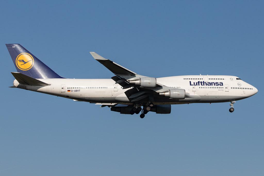 Frankfurt Airport: Lufthansa (LH / DLH) |  Boeing 747-430 B744 | D-ABVT | MSN 28287