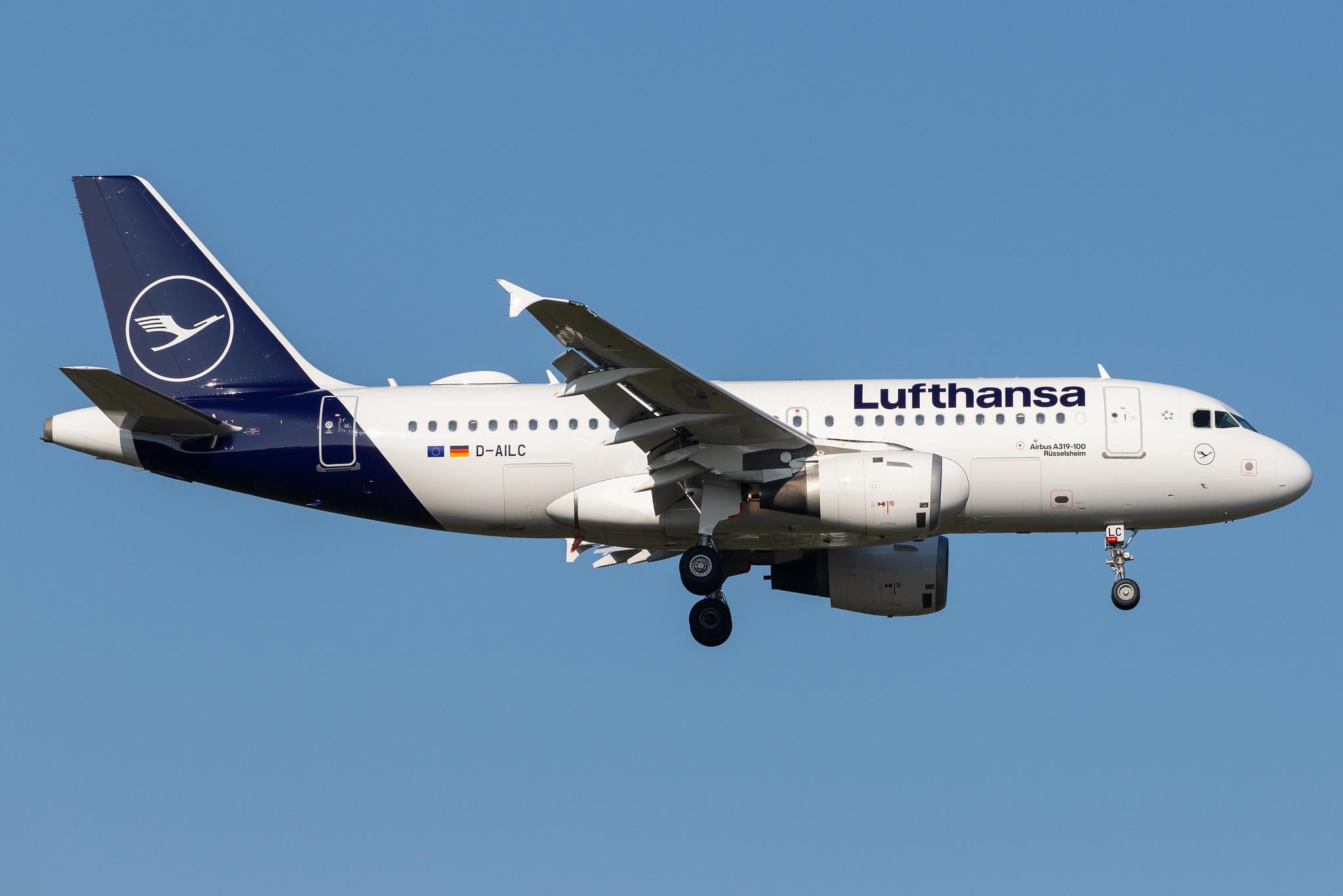 Frankfurt Airport: Lufthansa (LH / DLH) |  Airbus A319-114 A319 | D-AILC | MSN 0616