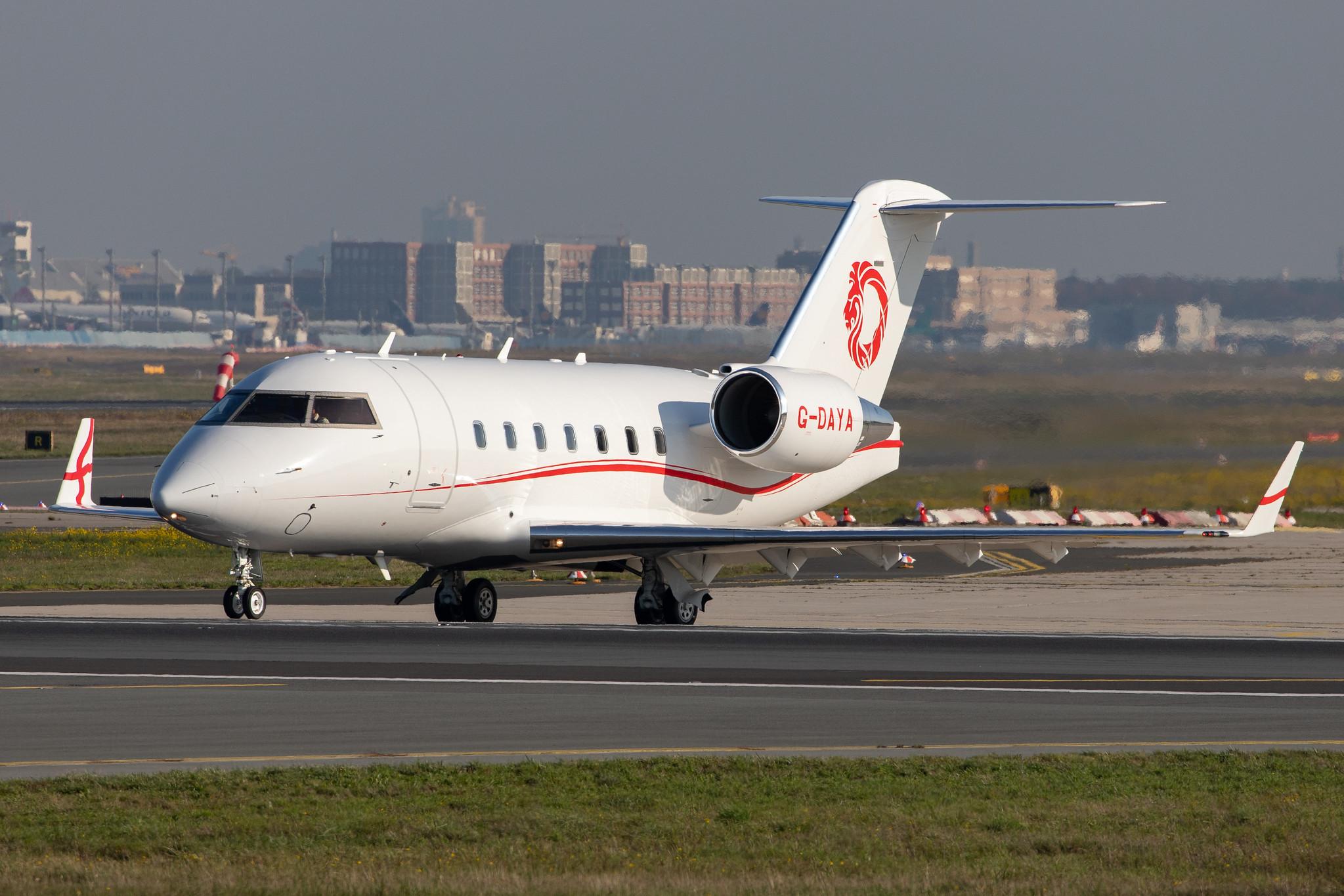 Frankfurt Airport: Gama Aviation (/ GMA) |  Livery: UK | Operator: Gama Aviation (UK) |  Bombardier CL604 Challenger CL60 | G-DAYA | MSN 5526