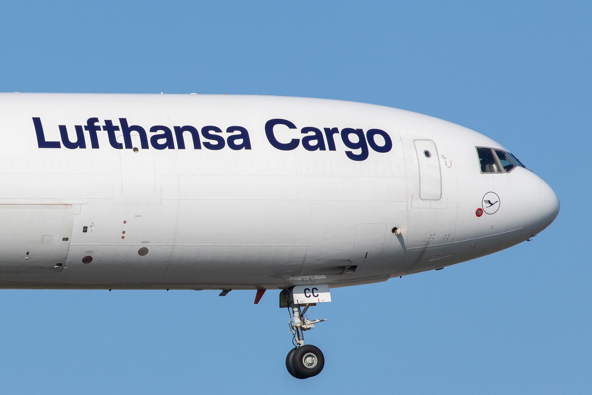 Frankfurt Airport: Lufthansa Cargo (/ GEC) |  McDonnell Douglas MD-11F MD11 | D-ALCC | MSN 48783